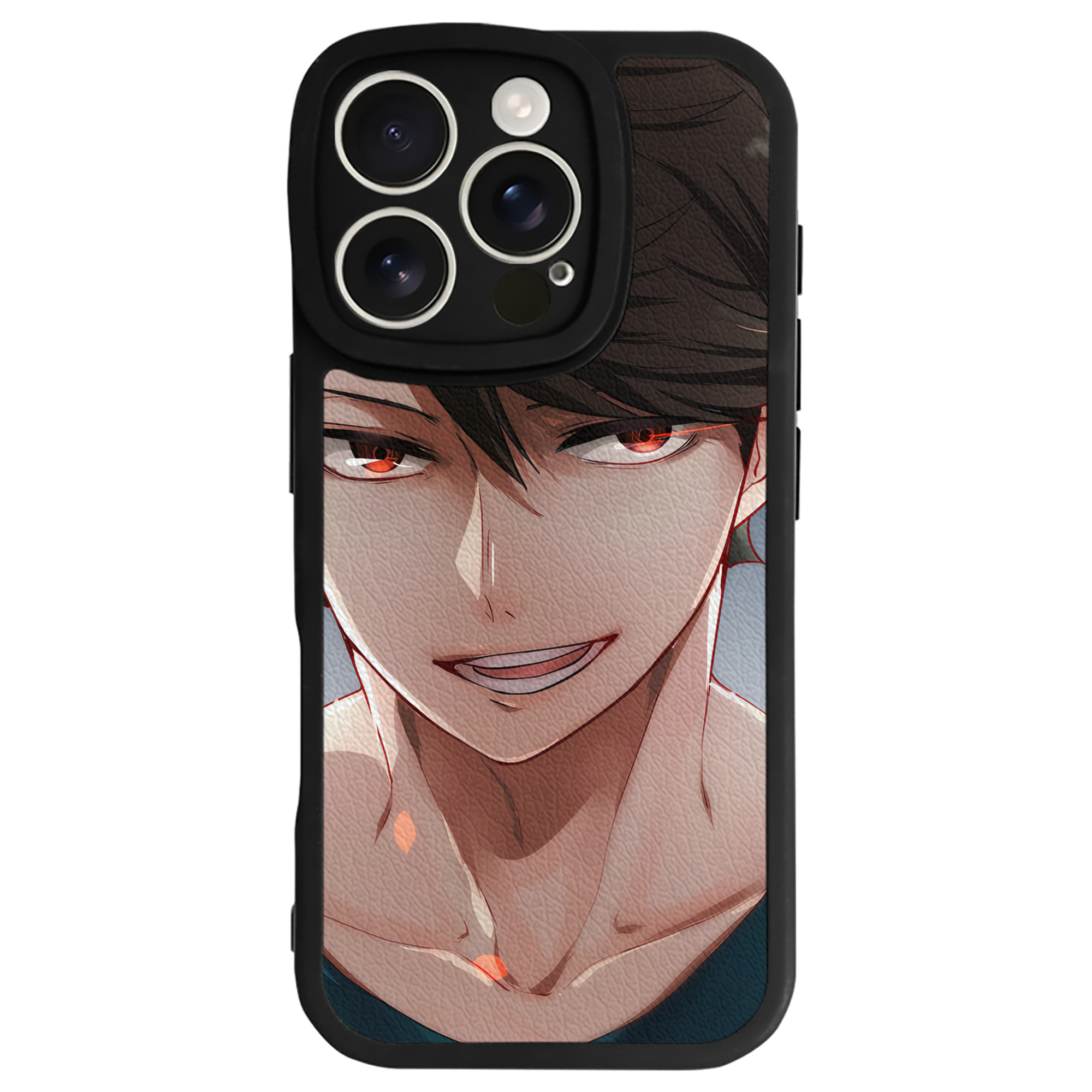 （画像用） ハイキュー!! Haikyu!! 【iPhone 16シリーズ対応】シリコンスマホケース（レザー調） 材質：シリコン